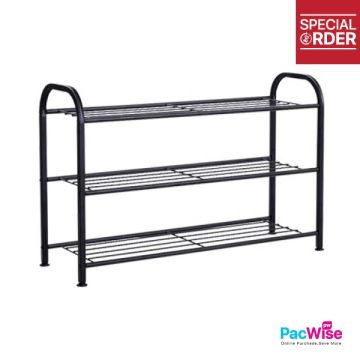 Shoe Rack SR3 – 3-Layer Steel Shoe Organizer