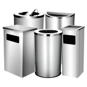 Stainless Steel Dustbin Commercial Range – Durable, Various Designs