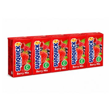 Sunquick Berries Fruit Drink 125ml x 5 Packs