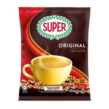 Coffee/Super/Original 3 in 1 Coffee/Kopi/450g (18g x 25sachets)