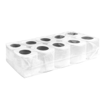 Virgin Pulp Toilet Roll 2 Ply Soft White (10x130 Sheets)
