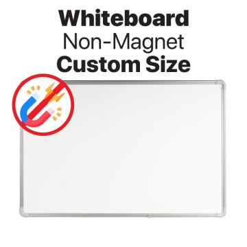 Custom Size Non-Magnetic Whiteboard Dry-Wipe Aluminium Frame