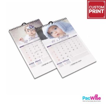 Customized Printing Wire-O Wall Calendar – Practical Planning with Professional Finish