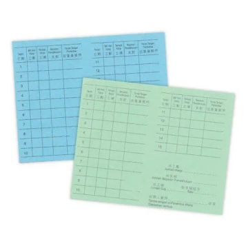 Worker Card Day 1-15 5 x 4 Inch 100 Sheets