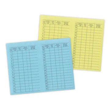 Worker Card Day 1-31 5 x 4 Inch 100 Sheets