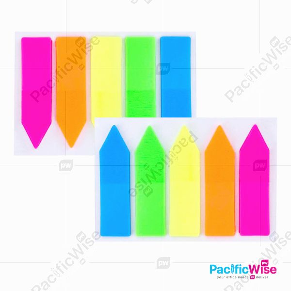 Sticky Note 14030/DingDing/Nota Melekit/Removable/Flag Sticky Notes/Arrow/5 Neon Colour/cfsn-ss