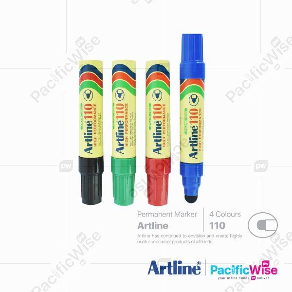 Artline/Permanent Marker Pen/Pen Marker Kekal/Writing Pen/110/4.0mm