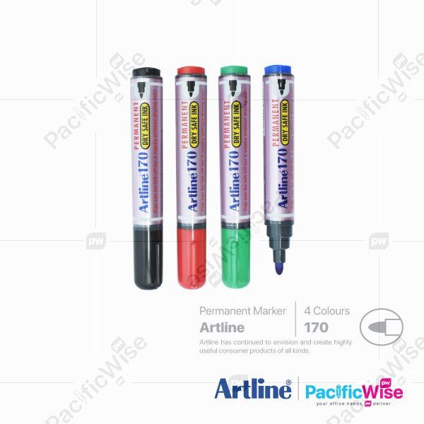 Artline/Permanent Marker/Penanda Kekal/Writing Pen/170/2.0mm