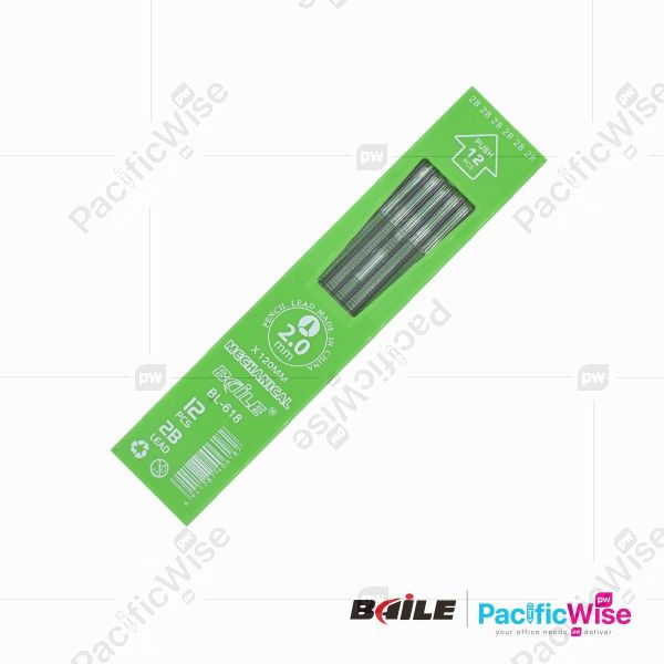 Baile/Pencil Lead/Mata Pensil/Writing Pen/2.0mm (1Tube)