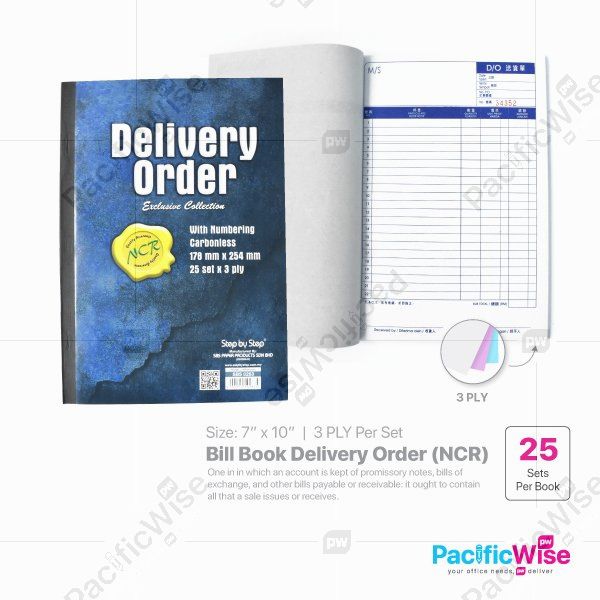 Bill Book Delivery Order 7 x 10 (NCR) (3PLY x 25set)