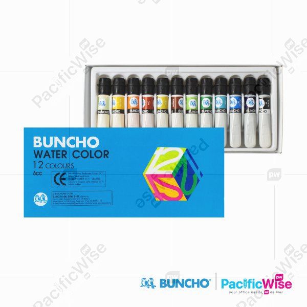 Buncho/Water Colour/Warna Air/Colouring/6CC (12'S)