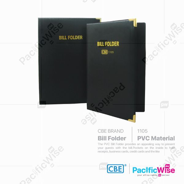 CBE/Bill Folder with Sponge & Metal Corner/Pemegang Bill Dengan Span & Sudut Logam/Holder Filing