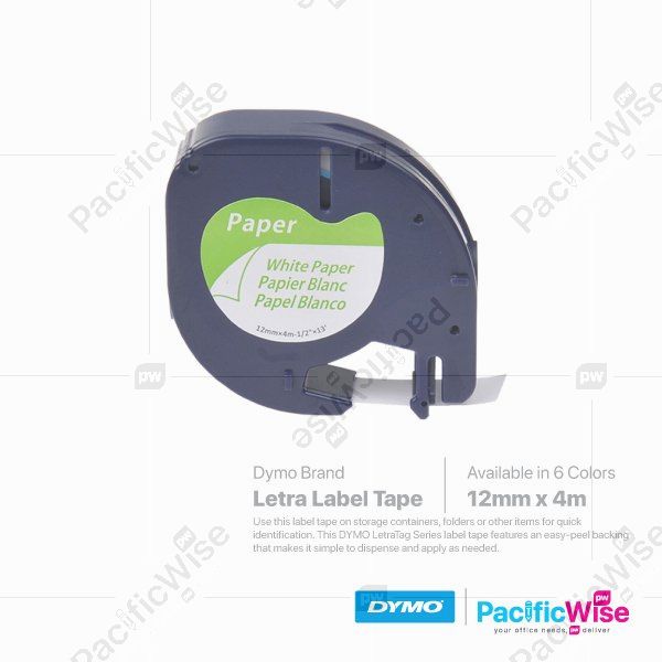Dymo Letra Label Tape (Paper)