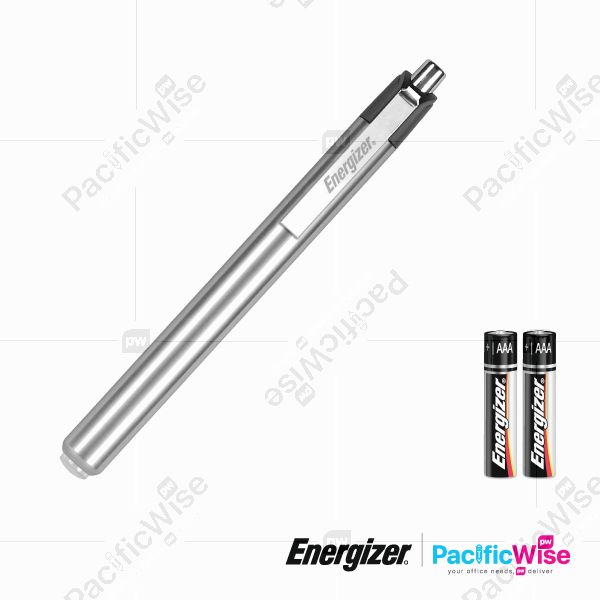 Pen Light/Energizer/Metal Pen Light + FREE 2 AAA Battery/LED Pen Light /Pen Lampu