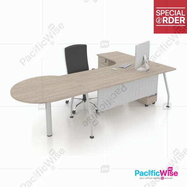 Office Table/Eleusine Concept/Meja Office/Meja Eksekutif/Executive Table/Office Desk/L Shape (Left/Right)