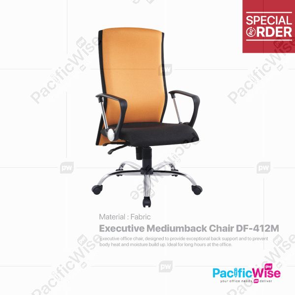 Executive Mediumback Chair/Kerusi Eksekutif Sederhana DF-412M