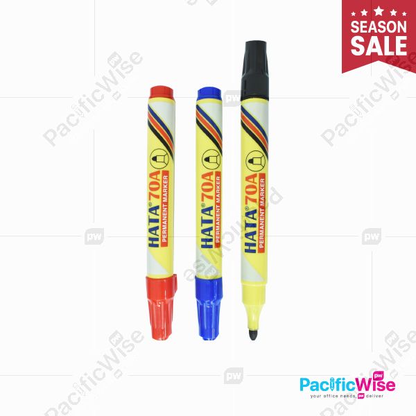 Hata/Permanent Marker 70A/Penanda Kekal/Writing Pen/2.0mm