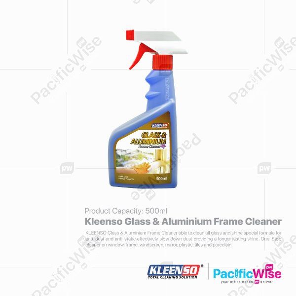 Kleenso Anti-Dust Glass & A/Frame  Cleaner (500ml)
