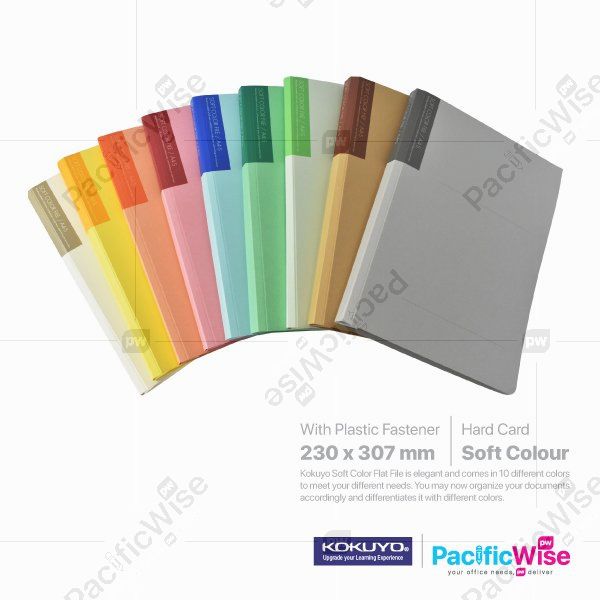 Kokuyo/S Soft Colour Flat File/Fail Rata Warna Lembut/A4 Size/F-1