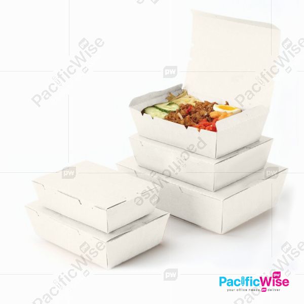 Disposable Lunch Box/Takeaway Lunch Box/Paper Lunch Box/Kotak Makan