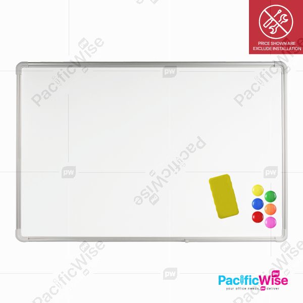 Whiteboard/Magnetic Whiteboard/Papan Putih Dengan Megnetik (Various Sizes)