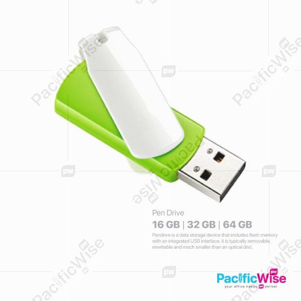 Pen Drive(Swivel Design)/Flash Drive/USB/Thumb Drive/Pemacu Kilat USB/Computer Accessories