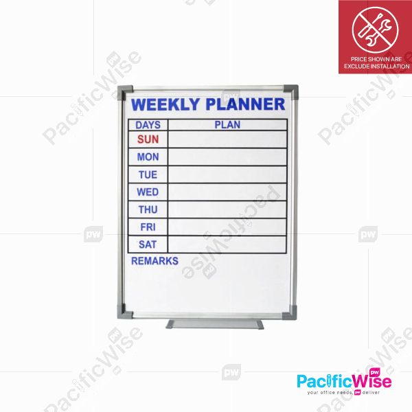 Whiteboard/Weekly Planner/CWP51/Perancang Mingguan (Various Sizes)