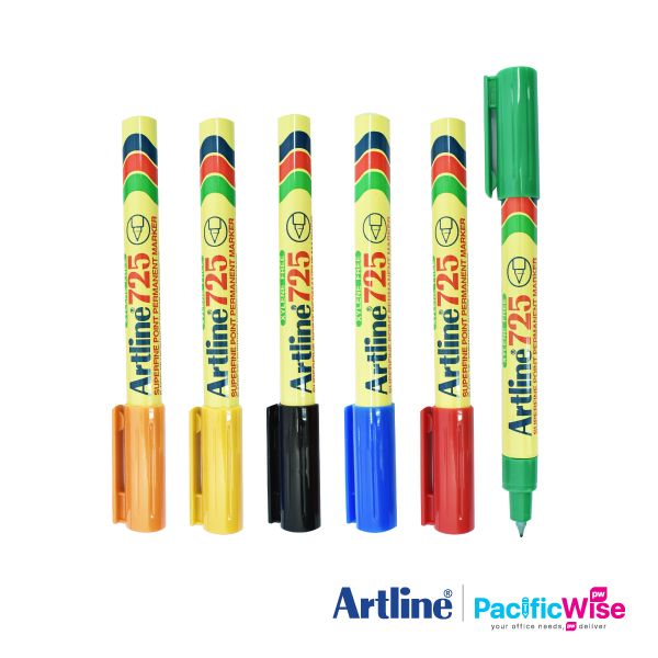 Artline/Permanent Marker/Penanda Kekal/Writing Pen/725/0.4mm