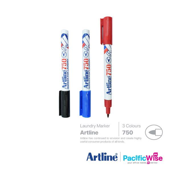 Artline/Laundry Marker/Penanda Dobi/Writing Pen/750/0.7mm