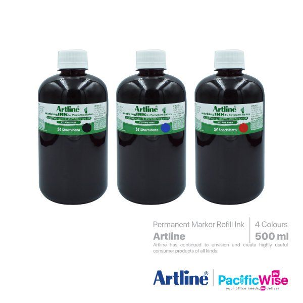 Artline Permanent Marker Refill Ink 500ml