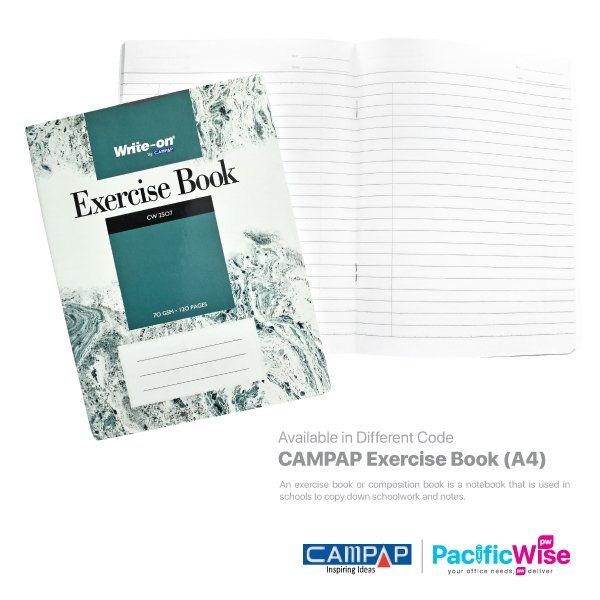 CAMPAP Exercise Book (A4)