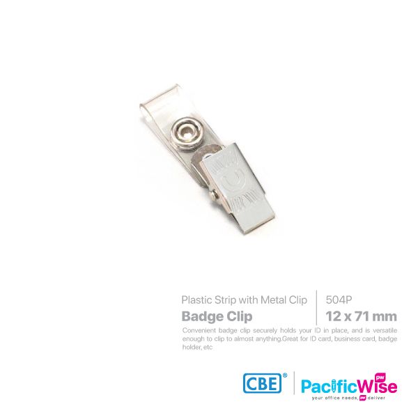 Badge Clip With Strong Clip/Klip Lencana Dengan Klip Kuat/Clip/504P