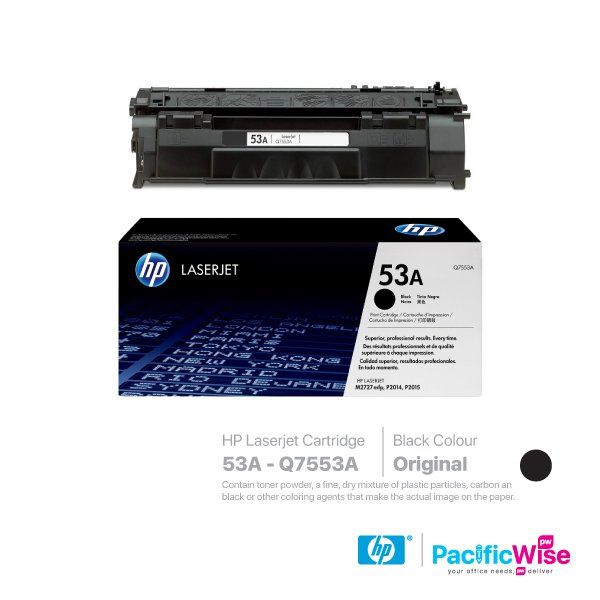 HP 53A LaserJet Toner Cartridge Q7553A (Original)