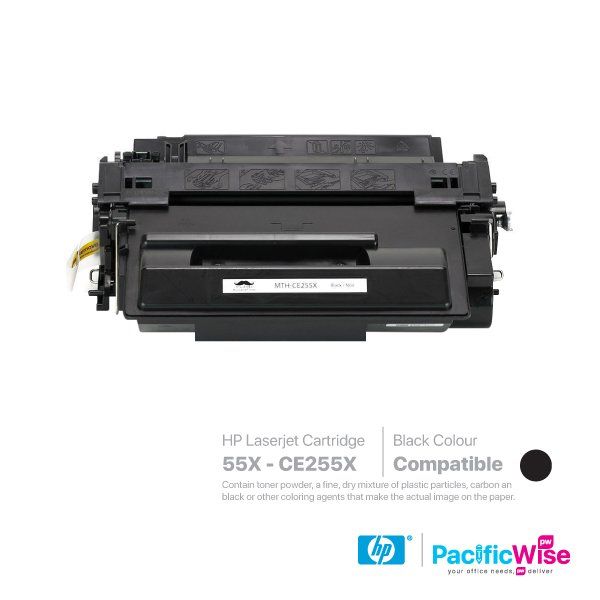 HP 55X LaserJet Toner Cartridge CE255X (Compatible)