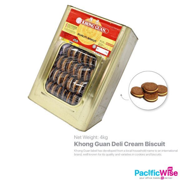 Khong Guan Deli Cream Biscuit (4kg) (+RM10 deposit)