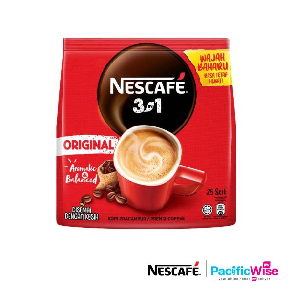 Nescafe 3 in 1 Regular Original (18g x 25sachet)