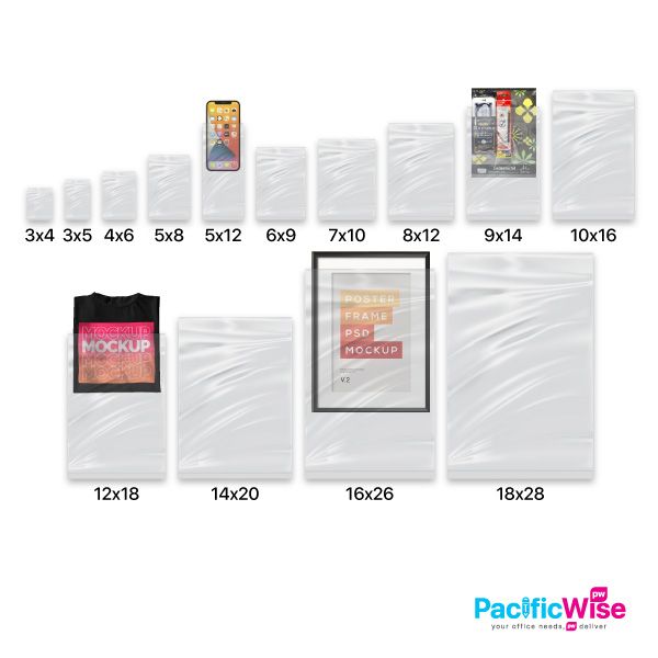 Plastic Bag PP/2Kg/Beg Plastik/Packing Product (0.04MM)