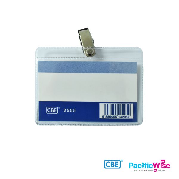 CBE/Name Badge With Clip PVC/Lencana Nama Dengan Klip PVC/Name Badge (2555)