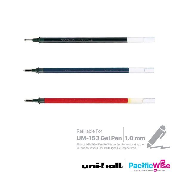 Uni-Ball/Gel Ink Refill/Isi Ulang Tinta Gel/Writing Pen/Signo Broard/1.0mm