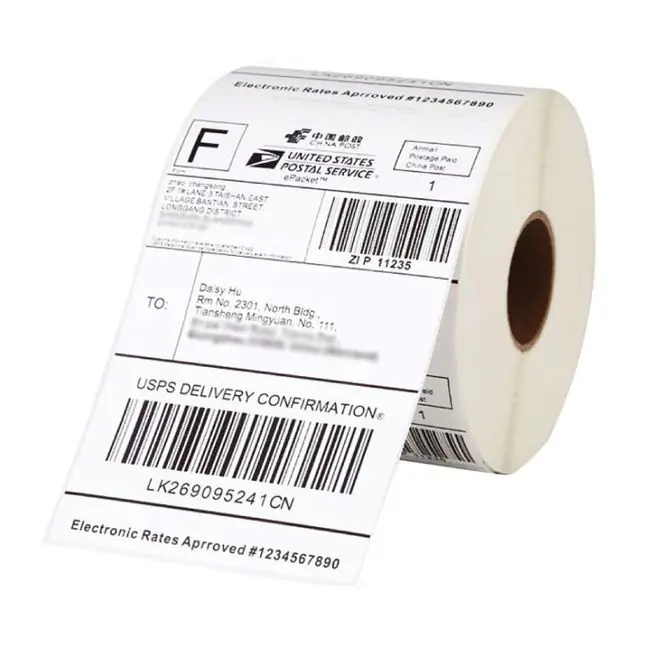 Thermal Sticker A6/Pelekat Terma/Paper Label/Top Coat Thermal/Consignment  Note Barcode/100mm x 150mm