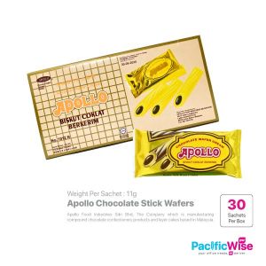Apollo Chocolate Stick Wafers (11g x 30sachets)