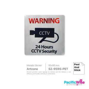 Artzone Sign Sticker SZ9595-PET-015-CCTV
