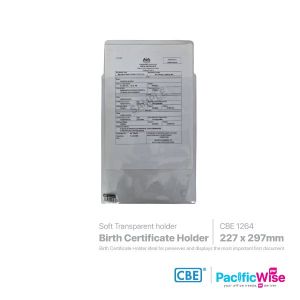 CBE Birth Certificate Holder Soft PVC