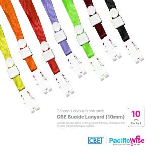 CBE Buckle Lanyard 132920/Cotton Lanyard/Durable Lanyard/Tali Penyandang 10mm (10's/Pack)