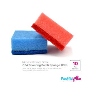 CEA Scouring Pad & Sponge 1205 (10pcs)