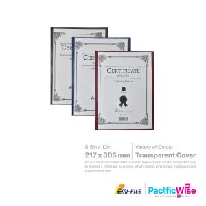 Certificate Holder PVC With Transparent Cover