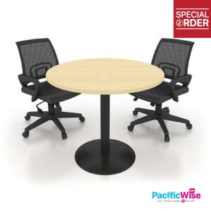 Office Table/Discussion Table/Metal Drum Leg/DT-D 900/Meja Office/Meja Perbincangan/Round Table