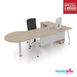 Office Table/Eleusine Concept/Meja Office/Meja Eksekutif/Executive Table/Office Desk/L Shape (Left/Right)