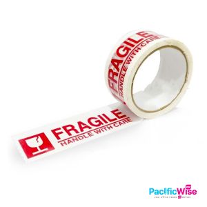 Opp Tape Fragile/Self Adhesive Tape/Pita Pelekat (48mm x 50meter)