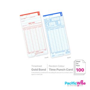 Time Punch Card (Gold Bond)